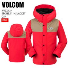 VOLCOM �{���R�� I0452403 STONE.91 INS JACKET OSH 23-24 �W���j�A�E�F�A �L�b�Y �W���P�b�g ���� �X�m�[�{�[�h