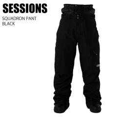 SESSIONS �Z�b�V�����Y SQUADRON PANT BLACK 23-24 �{�[�h�E�F�A �����Y �p���c �X�m�[�{�[�h �X�m�{ �X�L�[