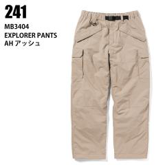 241 �g�D�[�t�H�[���� MB3404 EXPLORER PANTS AH 24-25 �E�G�A �����Y �p���c �X�m�[�{�[�h �X�m�{