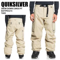 QUIKSILVER �N�C�b�N�V���o�[ EQYTP03215 SNOW DOWN CARGO PT TKA0 24-25 �E�G�A ���j�Z�b�N�X �p���c �X�m�[�{�[�h