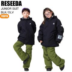 RESEEDA ���Z�[�_ RES78500 JUNIOR SUIT BLK/OLV �X�L�[ �X�m�[�{�[�h ��V�� �E�F�A �W���j�A�E�F�A �q�ǂ� �㉺�Z�b�g