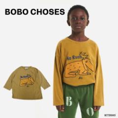 TVc LbY {{EV[Y  gbvX Sleepy dog blonde LONG SLEEVE T-SHIRT 95-140cm yKiz Bobo Choses