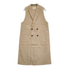 fog linen work リネン 前開き サイズM カーディガン ネイビー