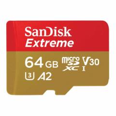 y[ցzTfBXN Extreme microSDXC J[h 64GB SDSQXAH-064G-GN6MN yCOpbP[WzyJAN:0619659193416z