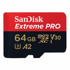 y[ցzTfBXN Extreme PRO microSDXC J[h 64GB SDJ[hϊA_v^[t SDSQXCU-064G-GN6MAyCOpbP[Wzy