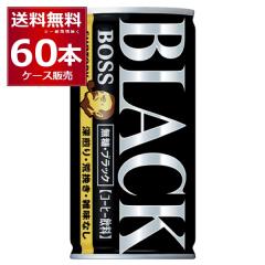 �ʃR�[�q�[ ���� �T���g���[ �{�X BOSS �����u���b�N 185ml�~60�{(2�P�[�X) [�����������ꕔ�n��͏���]