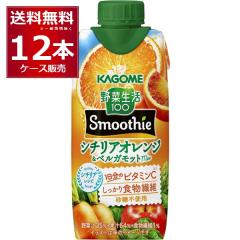 �G�ߌ��� �J�S�� ��ؐ���100 Smoothie �V�`���A�I�����W���x���K���b�gMix 330ml�~12�{(1�P�[�X)�X���[�W�[�y�����������ꕔ�n��͏���