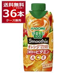 �J�S�� ��ؐ���100 Smoothie �I�����WVitamin�~�b�N�X 330ml�~36�{(3�P�[�X)�y�����������ꕔ�n��͏����z