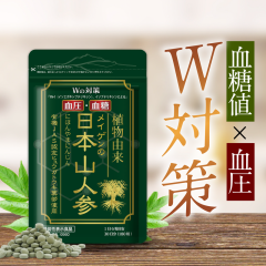 日本山人参 (30日分/180粒) ヒュウガトウキ 血圧が高めの方の血圧を下げる 食後血糖値の上昇を抑える 機能性表示食品 サプ