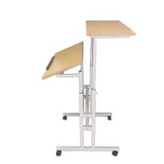 ���~�e�[�u�� ������ �X�^���f�B���O�f�X�N ���� 55-90cm �����\ �w�K�� �m�[�g�p�\�R���X�^���_�[�h  ���~���f�X�N 