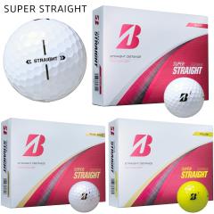 �u���a�X�g���S���t �X�[�p�[�X�g���[�g �S���t�{�[�� 1�_�[�X(12����) �uBRIDGESTONE GOLF SUPER STRAIGHT�v 2025�N���f�����{���K�i 