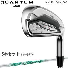 �L�����E�F�C �N�A���^�� �}�b�N�X �A�C�A�� 5�{�Z�b�g�i#6�`9�APW�j N.S. PRO 950GH neo �X�`�[���V���t�g �uCallaway QUANTUM MAX IRON