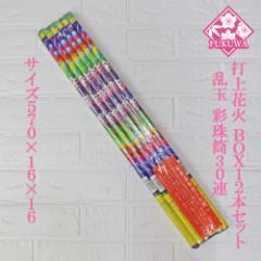 打上 花火 うちあげ(彩珠筒 30連 12本セット) 乱玉花火 連発打上 夜花火 連発花火