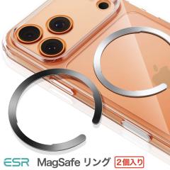ESR MagSafe �����O �V�[�� ���͋z�� �ʒu���킹�N���b�v�t�� �}�O�l�b�g�����O ���C���C�����X�[�d�Ή��L�b�g �����^ ���C�Œ胁�^����