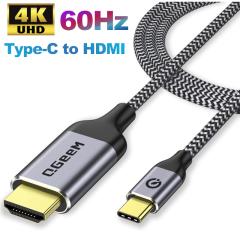 Type-C HDMI �ϊ��P�[�u�� 4K 60Hz �^�C�vC MacBook iPad Pro Air Galaxy S9 S10 + Huawei P30 surface ���� �ϊ� PC �X�}�z Android M