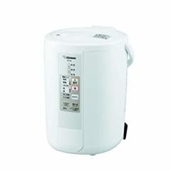 象印 スチーム式加湿器 加湿量500mL/h ホワイト ZOJIRUSHI EE-RN50-WA(中古品)