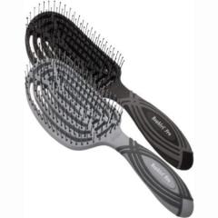 �������� NuWay �u���V DoubleC Pro �j���[�E�F�C 4Hair C Brush �t�H�[�w�A �V�[�u���b�V�� �u���b�N �� �O���[