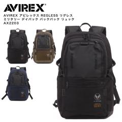 AVIREX �A�r���b�N�X REGLESS ���O���X �~���^���[ �f�C�p�b�N �o�b�N�p�b�N �����b�N AX2203