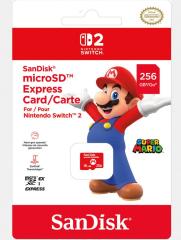 SanDisk microSD Express Card 256GB for Nintendo Switch 2 BEE-A-SD01A【新品】