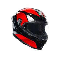 AGV K6 S JIST Asian Fit ヘルメット サイズM　ダイネーゼ ☆送料無料☆AGV K6 S JIST Asian Fit - HYPHEN BLACK/RED/WHITE