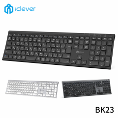 CXL[{[h iClever BK23 Bluetooth5.1 u[gD[XL[{[h 3䓯ڑ  {z 112L[ WJISz ^