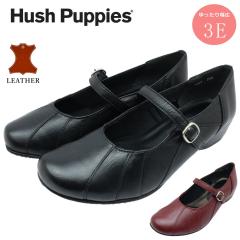 Hush Puppies �n�b�V���p�s�[ ���f�B�[�X �p���v�X L-1001FT ���L 3E  �h�� �{�v ���U�[ �b�o���h �E�F�b�W�\�[�� �t�H�[�}�� �C �u���b