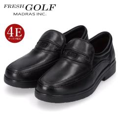 FRESH GOLF �t���b�V�� �S���t �����Y ���U�[ �J�W���A���V���[�Y �r�W�l�X FG718 �X���b�|�� �{�v �y�� ���L4E 718 �u���b�N madras �}