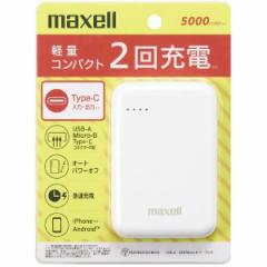 }NZ Type-Co͑ΉoCobe[ 5000mAh 2o iType-C~1AUSB-A~1j pXX[@\ zCg MPC-CD5000WH