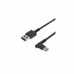 JV USB[dP[u 1.2m Type-C BK L AJ-608BK