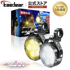 Kaedear(カエディア) バイク LED プロジェクター フォグ ランプ 補助