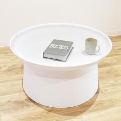 �g���[�V�� ���E���h�e�[�u�� ���a69.5m ����35.5cm �z���C�g �Z���^�[�e�[�u�� ���[�e�[�u�� �J�t�F�e�[�u�� �؍��C���e���A �ۃe�[�u��