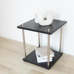 ��i �X�N�G�A �T�C�h�e�[�u�� ����37cm ���s37cm ����41.5cm �u���b�N �i�C�g�e�[�u�� �؍��C���e���A Hoola.