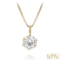{OE _Ch lbNX SOLITAIRE PENDANT 1.00ct CG[S[h k18 { WG[ ANZT[ v[g _