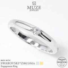 MUZE JEWELRY ���a2.5mm�i0.07ct�����j �v���`�i�d�グ �I�[�_�[���C�h �v���`�i�d�グ K18�S�[���h�d�グ �G���Q�[�W�����O ����w�� �X