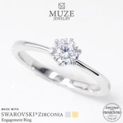 MUZE JEWELRY SWAROVSKI a5mmi0.45ctj NE v`idグ I[_[Ch v`idグ K18S[hdグ GQ[W