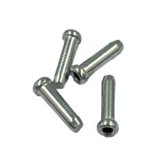 ���]�ԗp �V�t�g�C���i�[���C���[�p�L���b�v 1.2mm�p 100�� �V���o�[ ���a 1.5mm �C���i�[�G���h�L���b�v