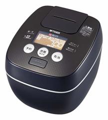 タイガー 炊飯器 5.5合 圧力 IH ブルー ブラック 炊きたて 炊飯 ジャー JPB(中古品)