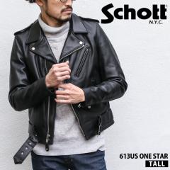 �V�� SCHOTT �V���b�g 613UST ONESTAR TALL �����X�^�[ �g�[�� ���C�_�[�X ���U�[�W���P�b�g �����Y �A�E�^�[ ���C�_�[�X�W���P�b�g �_�u