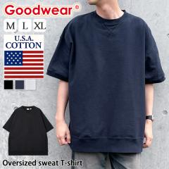 �V�� �O�b�h�E�F�A Goodwear USA�R�b�g�� �I�[�o�[�T�C�Y �X�E�F�b�gT�V���c 2W7-15222 �����Y ���f�B�[�X �g�b�v�X ���� T�V���c ���� 
