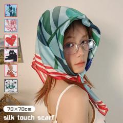 �V�� �I�ׂ�6���C���X�g���唻70cm�Ȃ߂炩�V���N�^�b�`�X�J�[�t ���f�B�[�X ���� �X�J�[�t �X�g�[�� �唻�X�J�[�t �o���_�i ���{�� �唻