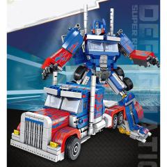 ブロック おもちゃ トランスフォーマー 威将 オプティ レゴブロック 