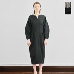 (wht23fop4042)  2024ssV whyto zCg WJ[h ^bN RN[hX gJQ TUCK COCOON DRESSh  fB[X