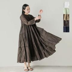 ヌキテパ ワンピース ne Quittez pas  コットン ボイル ティアード マキシ ドレス “Cotton Voile Tiered Maxi Dress” 010400ca1  クー