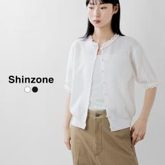 Shinzone �V���]�[��  ���b�V�� ���[�X �j�b�g �J�[�f�B�K�� MESH LACE KNIT CARDIGAN 26smsni07 ���f�B�[�X 2026ss�V�� �t��