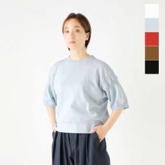 ニコルソンアンドニコルソン Tシャツ nicholson&nicholson  ミドルゲージ オーガニック コットン セーター “DINA” dina  クーポン対象