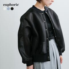 euphoric�f ���[�t�H���b�N �V�A�[ �_���{�[�� �X�i�b�v �J�[�f�B�K�� �gSheer Snap Cardigan�h eu-ct6101 ���f�B�[�X 2026ss�V�� �t��