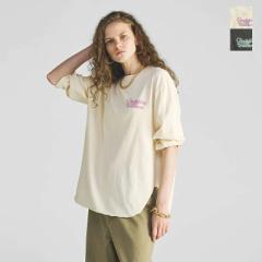 カーキ Tシャツ kha:ki  コットン 天竺 7分袖 プリント Tシャツ “7TH TEE C.O.T” mil25hcs3437  クーポン対象