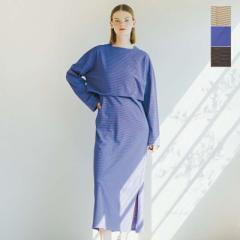 ホワイト ワンピース whyto  コットン レイヤード セット ドレス “layered set dress” wht25hop4065  クーポン対象
