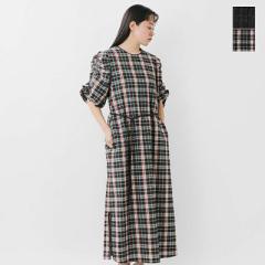ホワイト ワンピース whyto  ギャザースリーブ ドレス “gather sleeve dress” wht25hop4068  クーポン対象