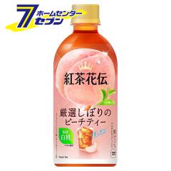 (�܂Ƃߔ���48�{) �g���ԓ` ���I���ڂ�s�[�`�e�B�[ PET 440ml  [�P�[�X�̔� �g�� �R�J�R�[�� �t���[�c�e�B�[ ���� �\�t�g�h�����N �R�J